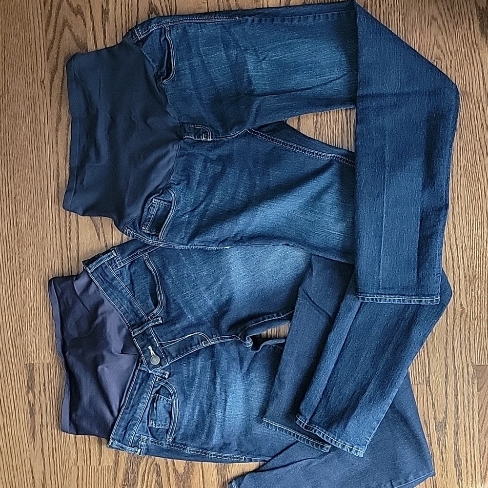 Old Navy maternity jeans bundle